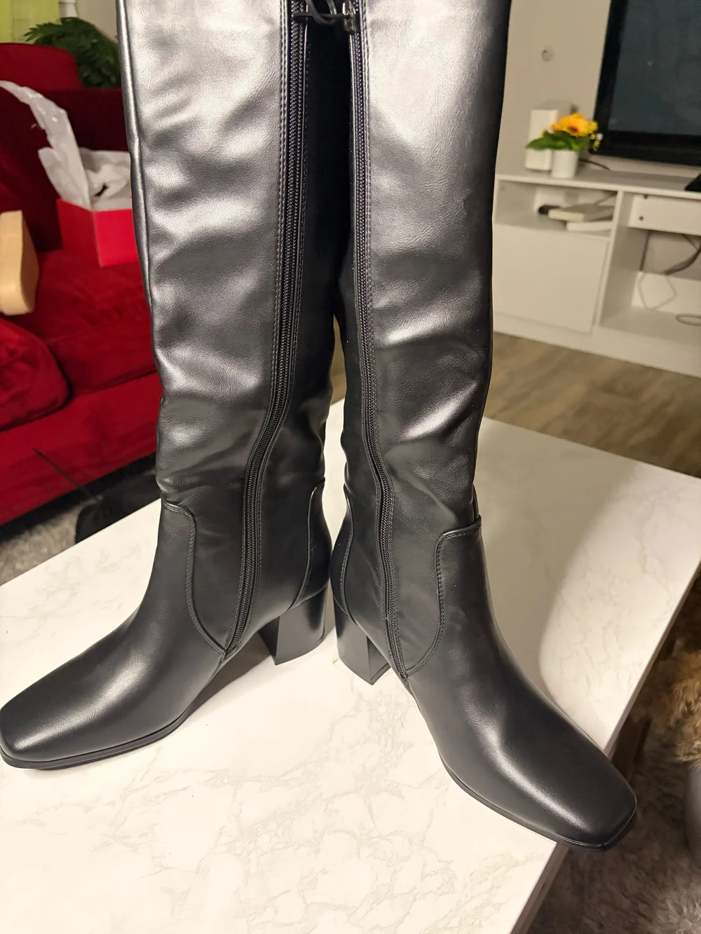 Women's Black Over-the-Knee Stretch Boot